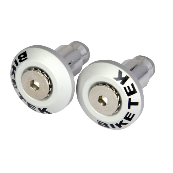 bike it Bike it 'flush fit' silver 13mm & 18mm bar ends